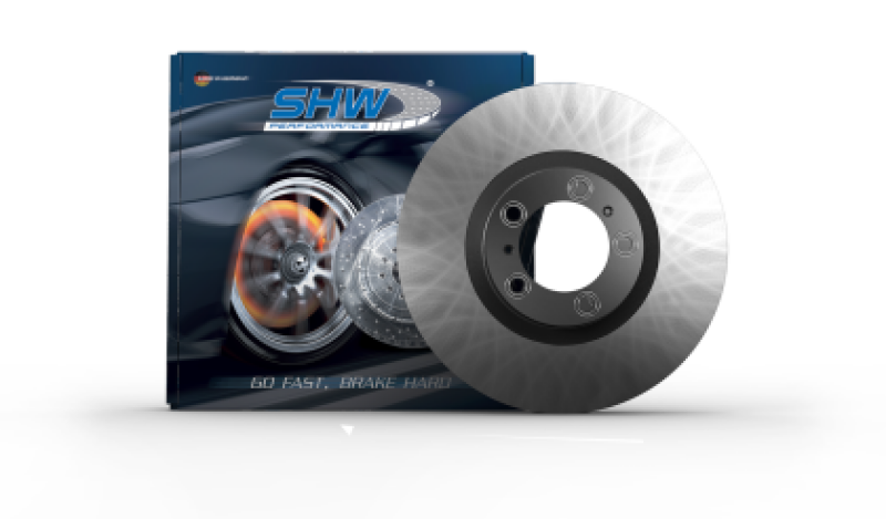 Porsche Cayenne Brake Rotor (1) - Left Front - SHW Performance - Smooth Monobloc - `19-`23